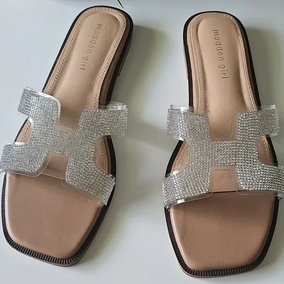 Madden Girl Rhinestone Slides - Picture 2 of 8